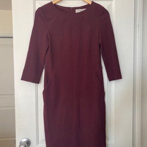 Etsuko  Sheath Dress 3/4 Sleeve | 0
